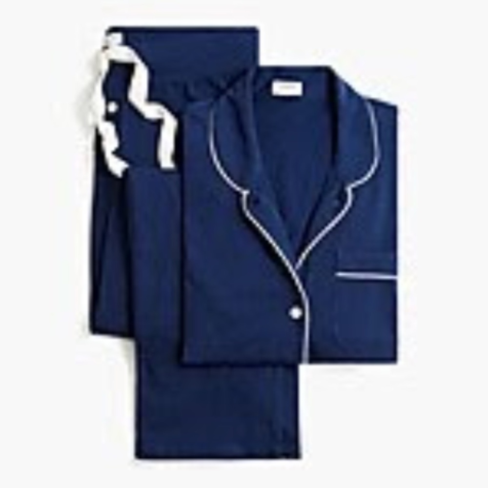 J. Crew Factory Navy Pajama Set - size M
